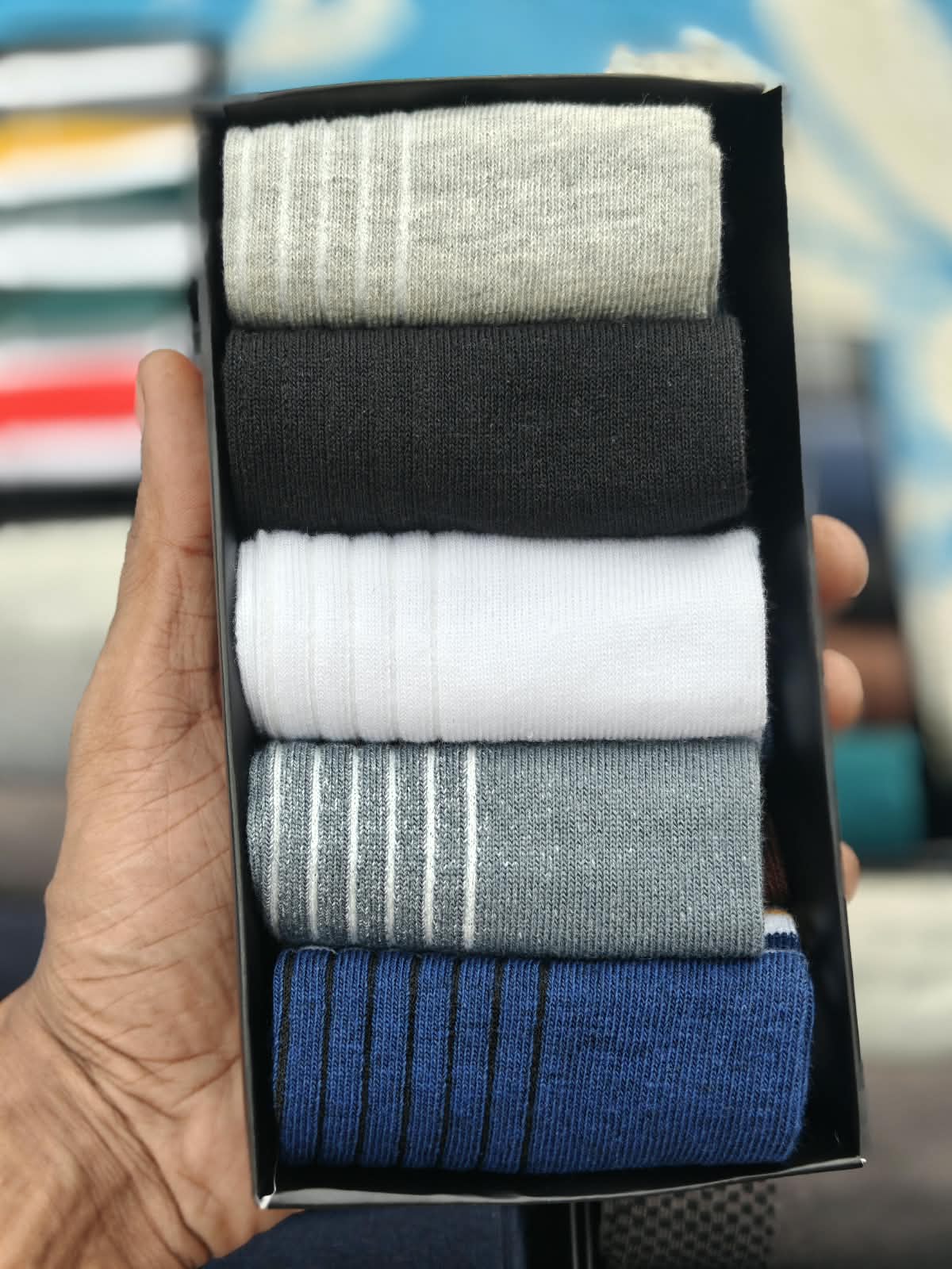ANKLE SOCKS (HILL CONTRAST)